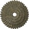 Ekena Millwork Eryn Ceiling Medallion (Fits Canopies up to 4"), 24 3/4"OD x 3 1/4"ID x 1 7/8"P, Witch Hazel Crackle CM24ENWHC - alternate 1